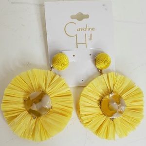 Caroline Hill Earrings Yellow New